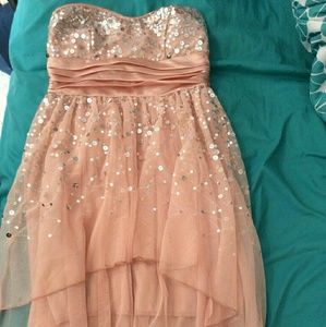 Delia's light pink homecoming dress